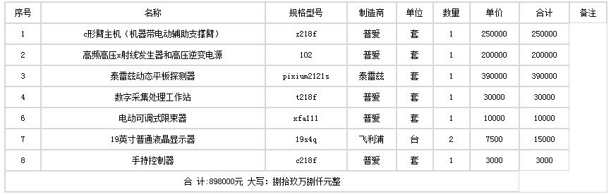 中標報價