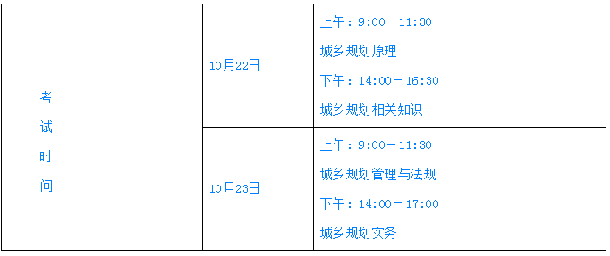 重要通知！！注冊城鄉(xiāng)規(guī)劃師——10月考試時間確定